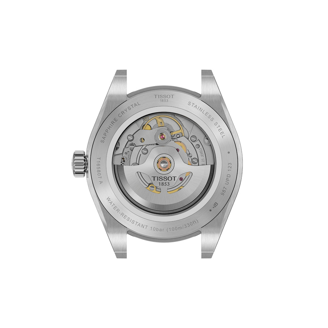 Montre Tissot Gentleman Powermatic 80 automatique en acier inoxydable 38 mm T165.807.11.031.00