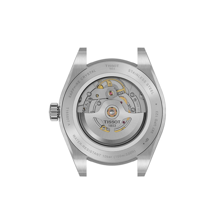 Montre Tissot Gentleman Powermatic 80 automatique en acier inoxydable 38 mm T165.807.11.031.00