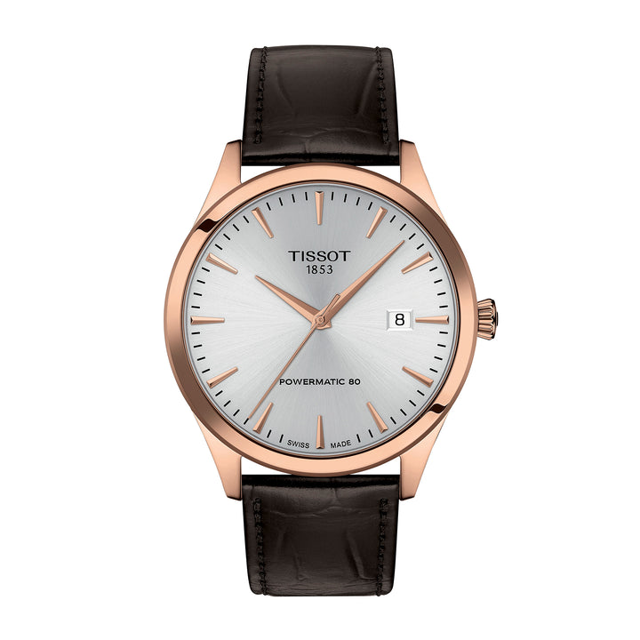Tissot Classic Dream automatic watch 40 mm in leather T158.407.36.031.00