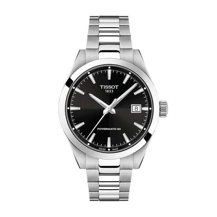 Montre Tissot Gentleman Powermatic 80 automatique en acier inoxydable 38 mm T165.807.11.051.00