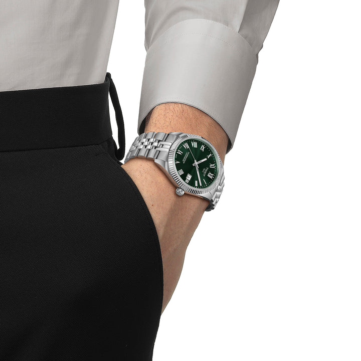 Tissot Ballade automatic watch, 39 mm, stainless steel T156.408.11.093.00