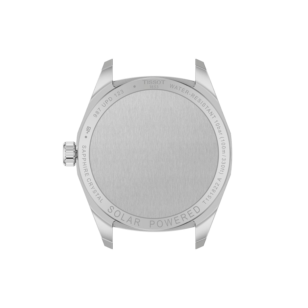 Montre Tissot PRC 100 quartz solaire 34 mm en acier inoxydable T151.822.11.351.00