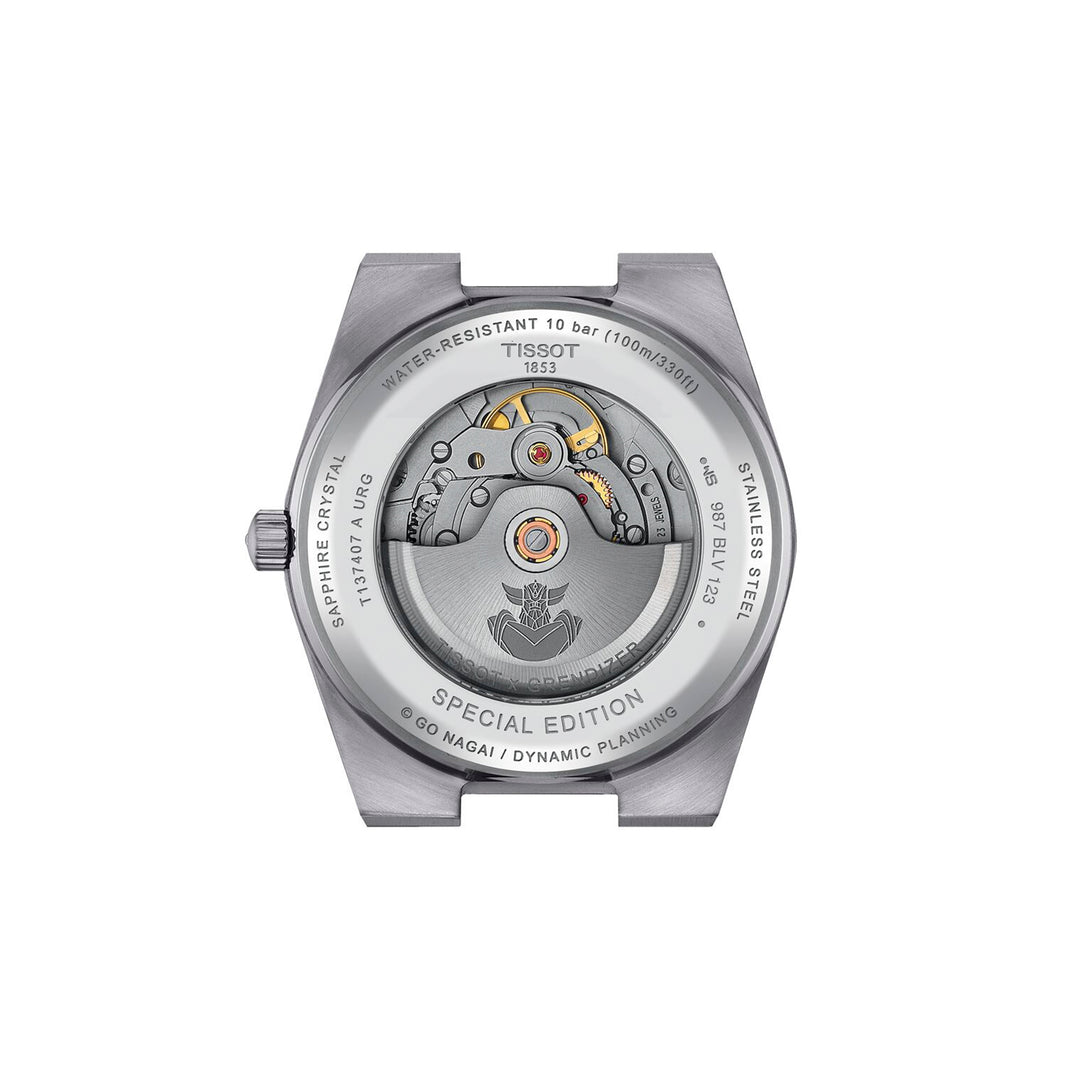 Tissot PRX UFO Robot Goldorak automatic watch 40 mm in stainless steel T137.407.11.041.02