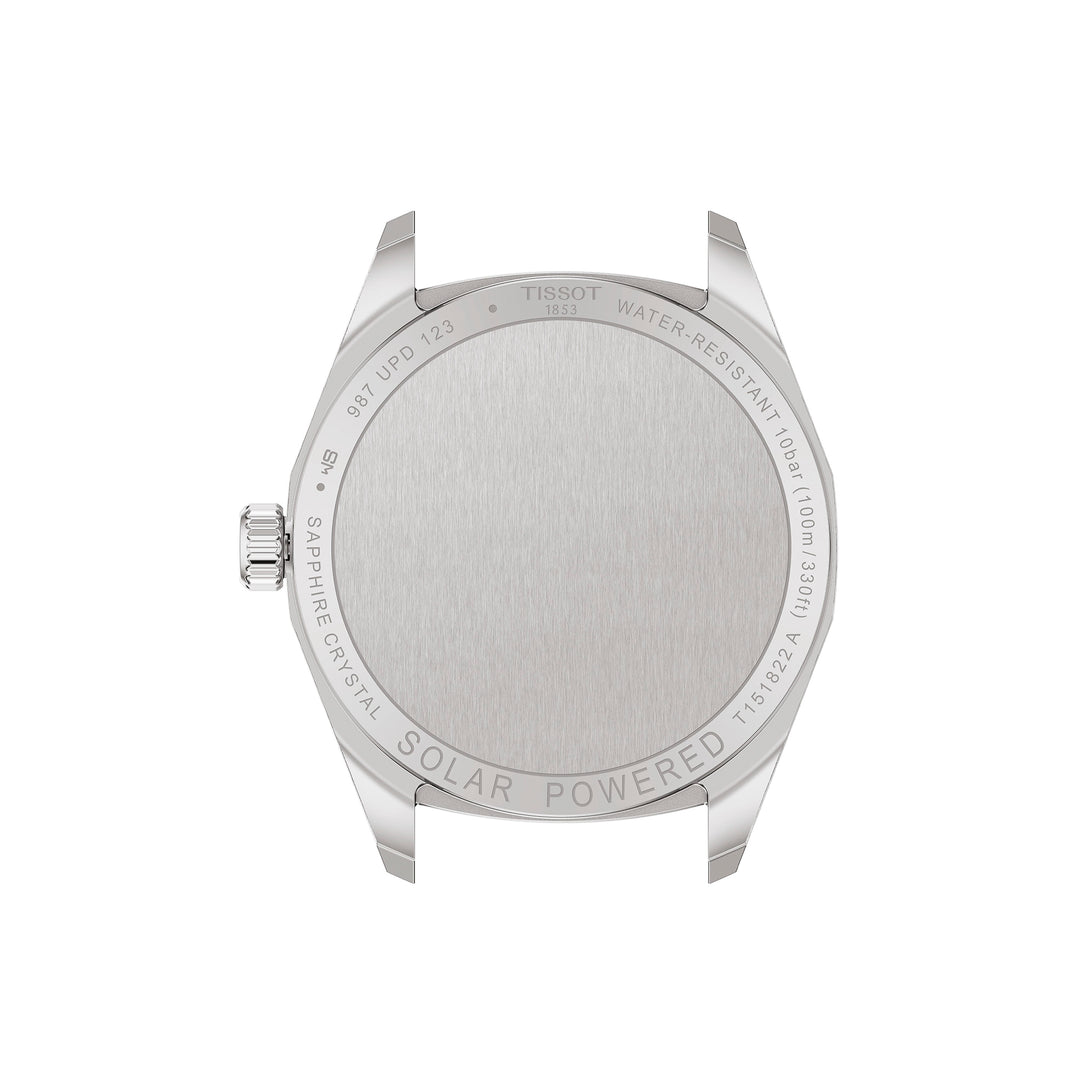 Tissot PRC 100 Solar quartz solar watch in two-tone stainless steel with yellow gold PVD coating, 34 mm T151.822.22.031.00
