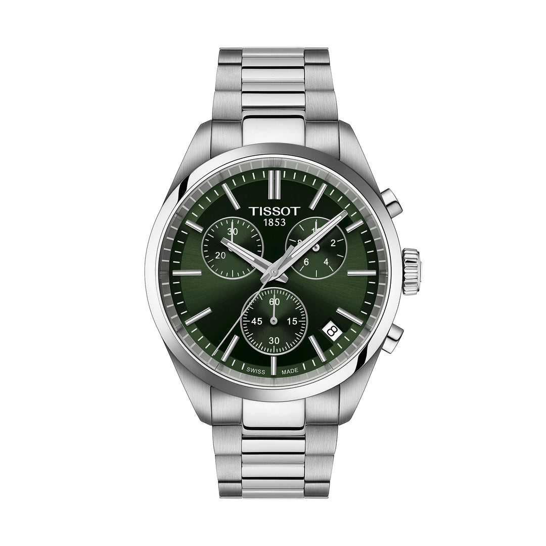 Tissot PR 100 quartz watch 40 mm in stainless steel T150.417.11.091.00