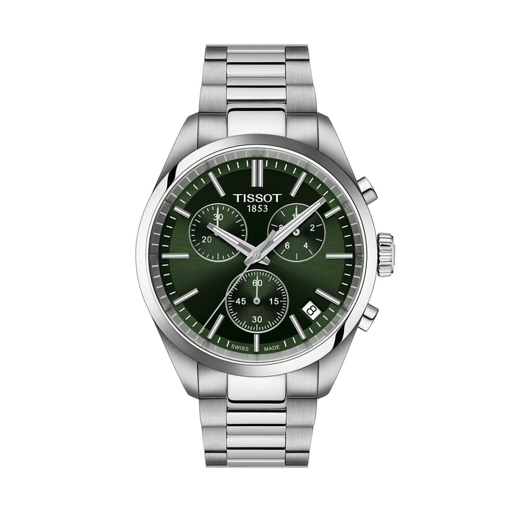 Tissot PR 100 quartz watch 40 mm in stainless steel T150.417.11.091.00