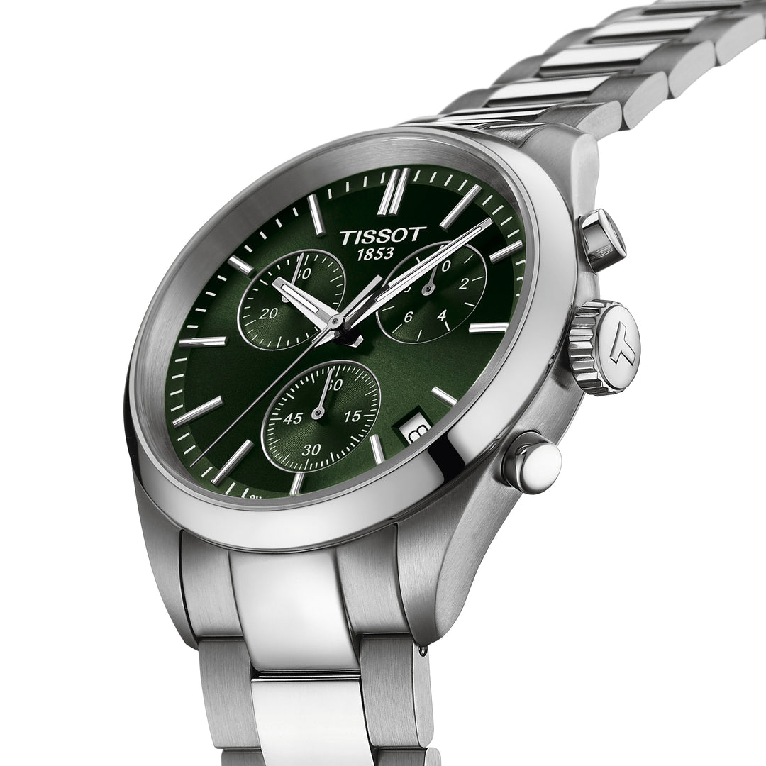 Tissot PR 100 quartz watch 40 mm in stainless steel T150.417.11.091.00