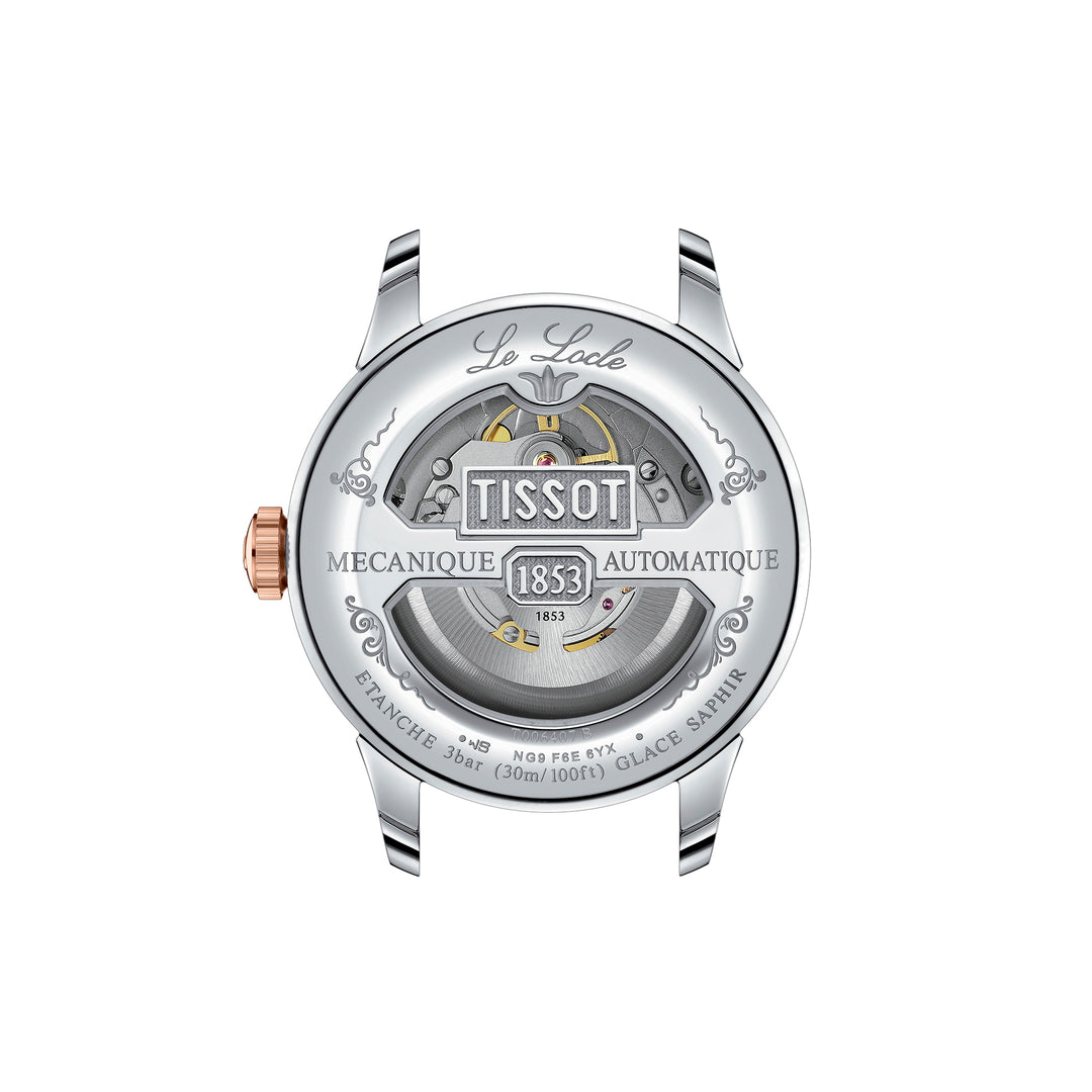 Tissot Le Locle automatic watch 39.3 mm in stainless steel T006.407.22.093.01