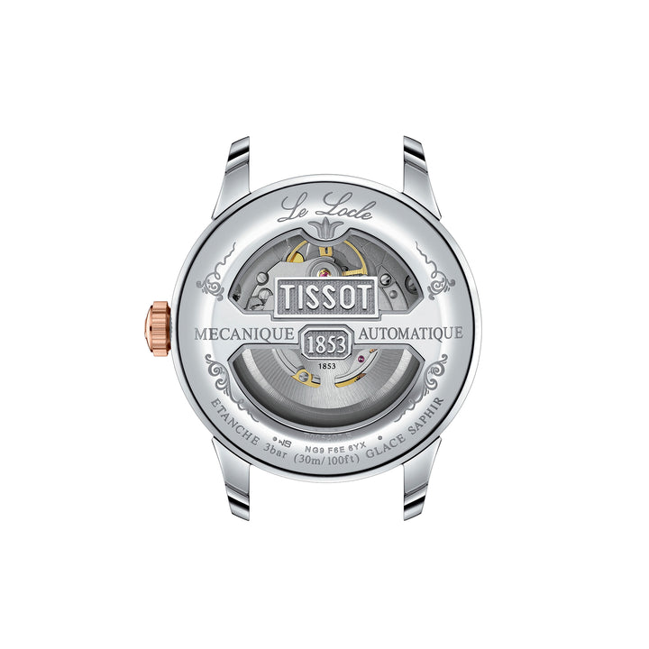 Tissot Le Locle automatic watch 39.3 mm in stainless steel T006.407.22.093.01
