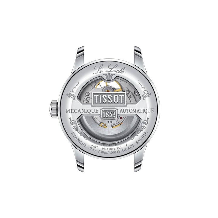 Tissot Le Locle automatic watch 39.3 mm in leather T006.407.16.033.01