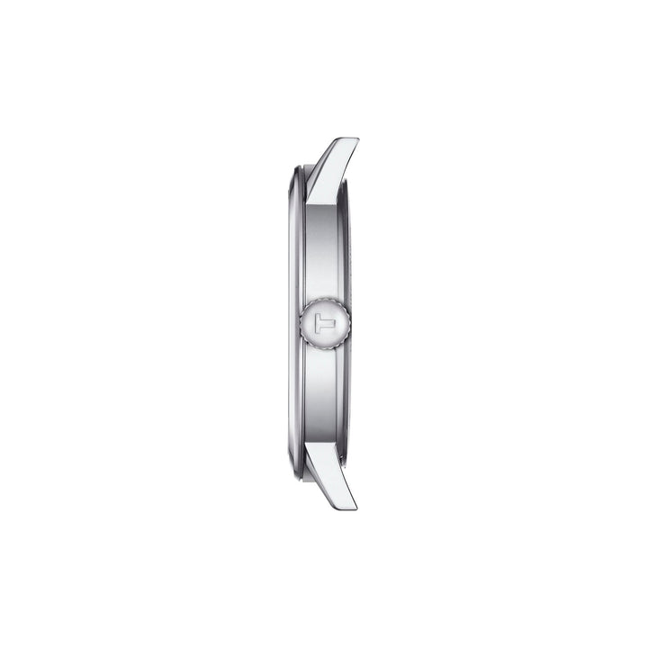 Tissot Classic Dream quartz watch in stainless steel with leather strap 42 mm T129.410.16.013.00