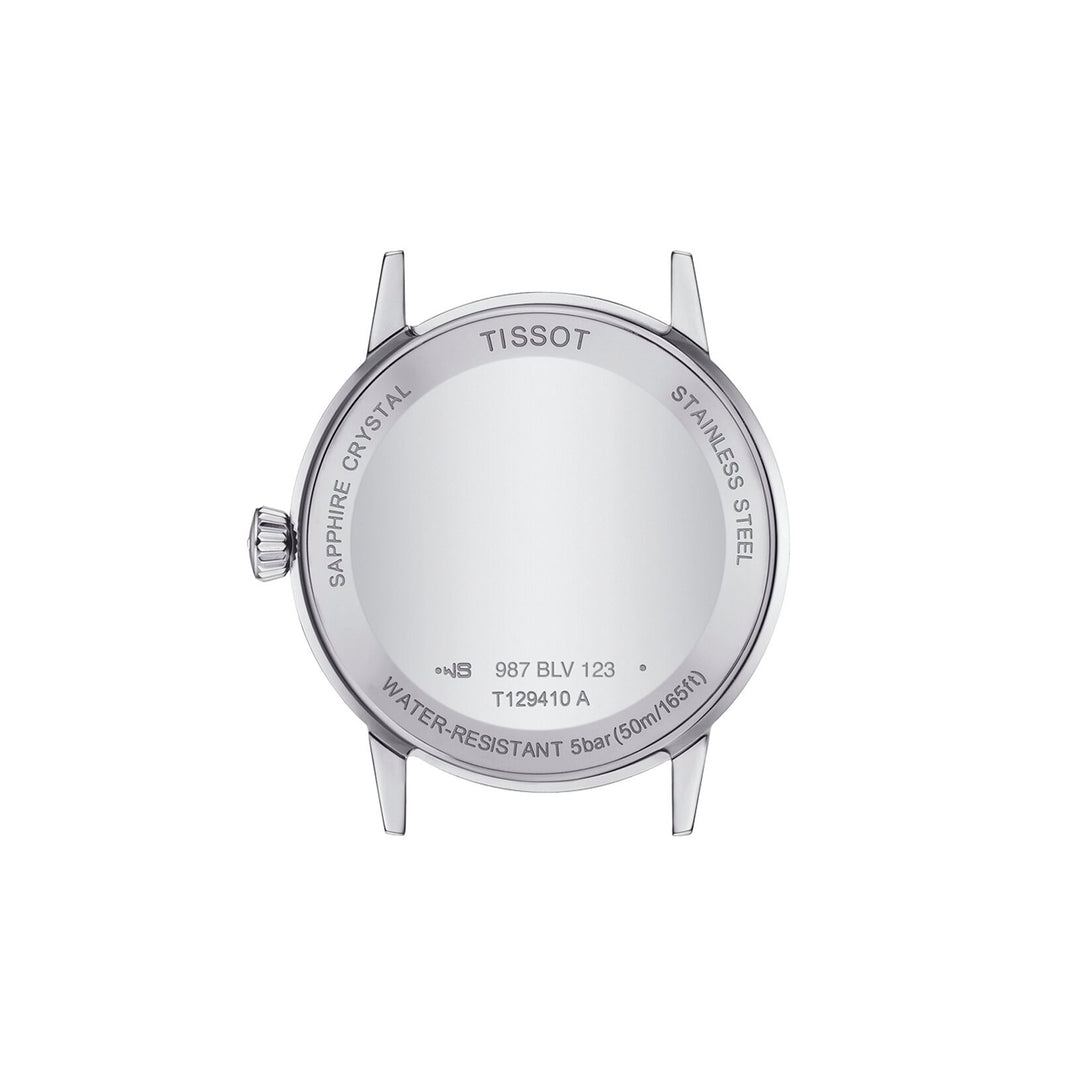 Tissot Classic Dream quartz watch in stainless steel with leather strap 42 mm T129.410.16.013.00