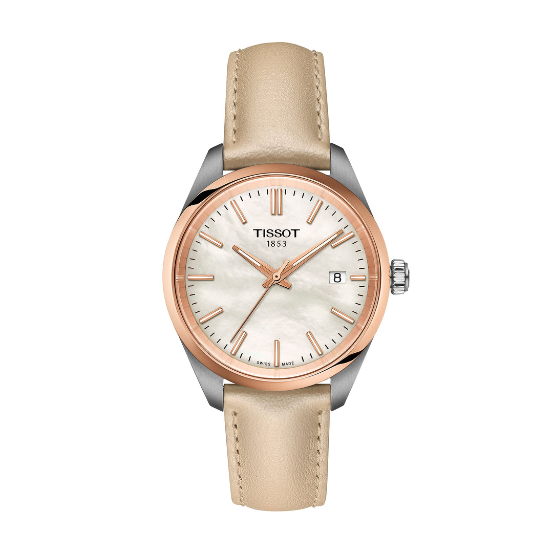Montre Tissot PR 100 quartz 34 mm en cuir T150.210.26.111.00