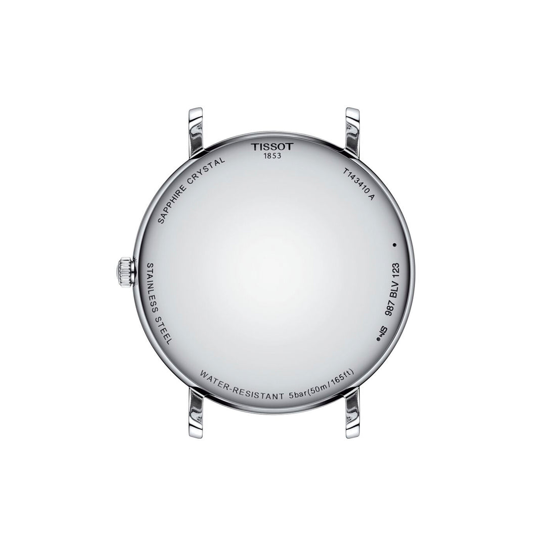 Tissot Everytime quartz watch, 40 mm, stainless steel, T143.410.11.011.00