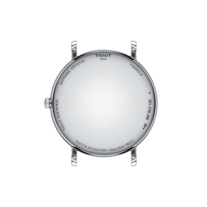 Tissot Everytime quartz watch, 40 mm, stainless steel, T143.410.11.011.00