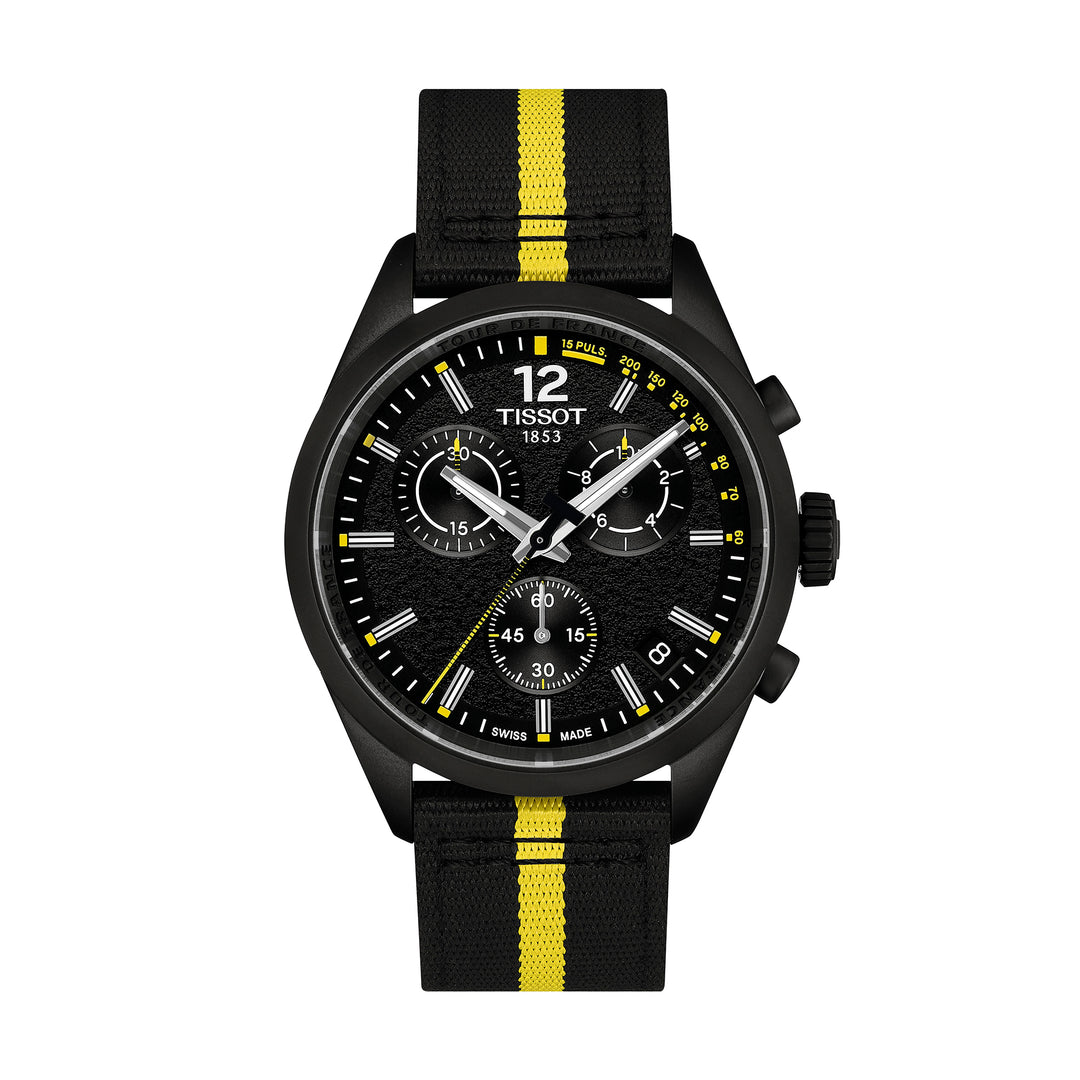 Montre Tissot PR 100 Tour de France 2026 quartz 40 mm en tissu T150.417.37.057.00