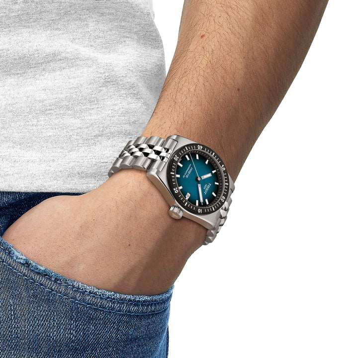 Montre Tissot PR516 automatique 38 mm en acier inoxydable T149.407.11.041.00