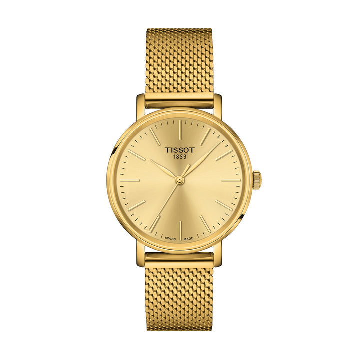 Montre Tissot Everytime quartz 34 mm en acier inoxydable T143.210.33.021.00