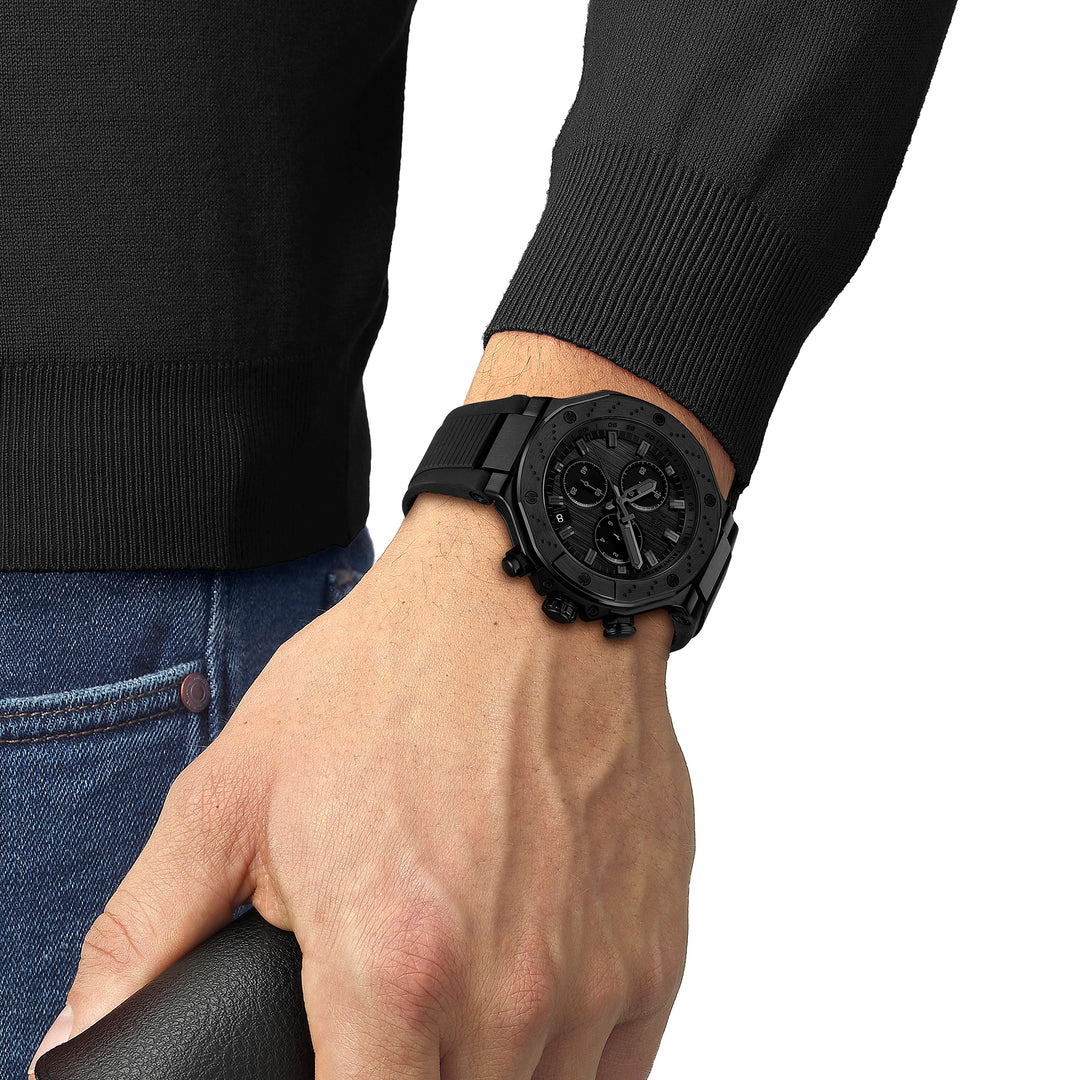 Montre Tissot T-Race quartz 45 mm en silicone T141.417.37.061.00