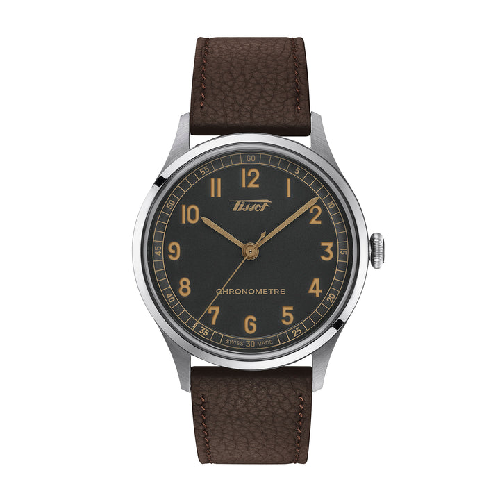 Tissot Heritage 1938 automatic watch, 39 mm, leather T142.464.16.062.00