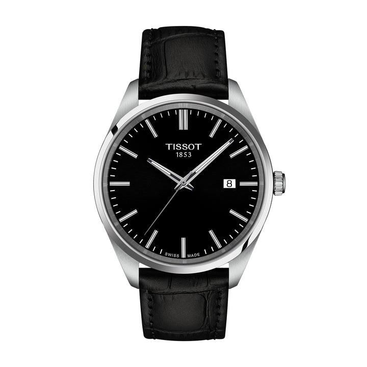 Montre Tissot PRX 100 quartz 40 mm en cuir T150.410.16.051.00