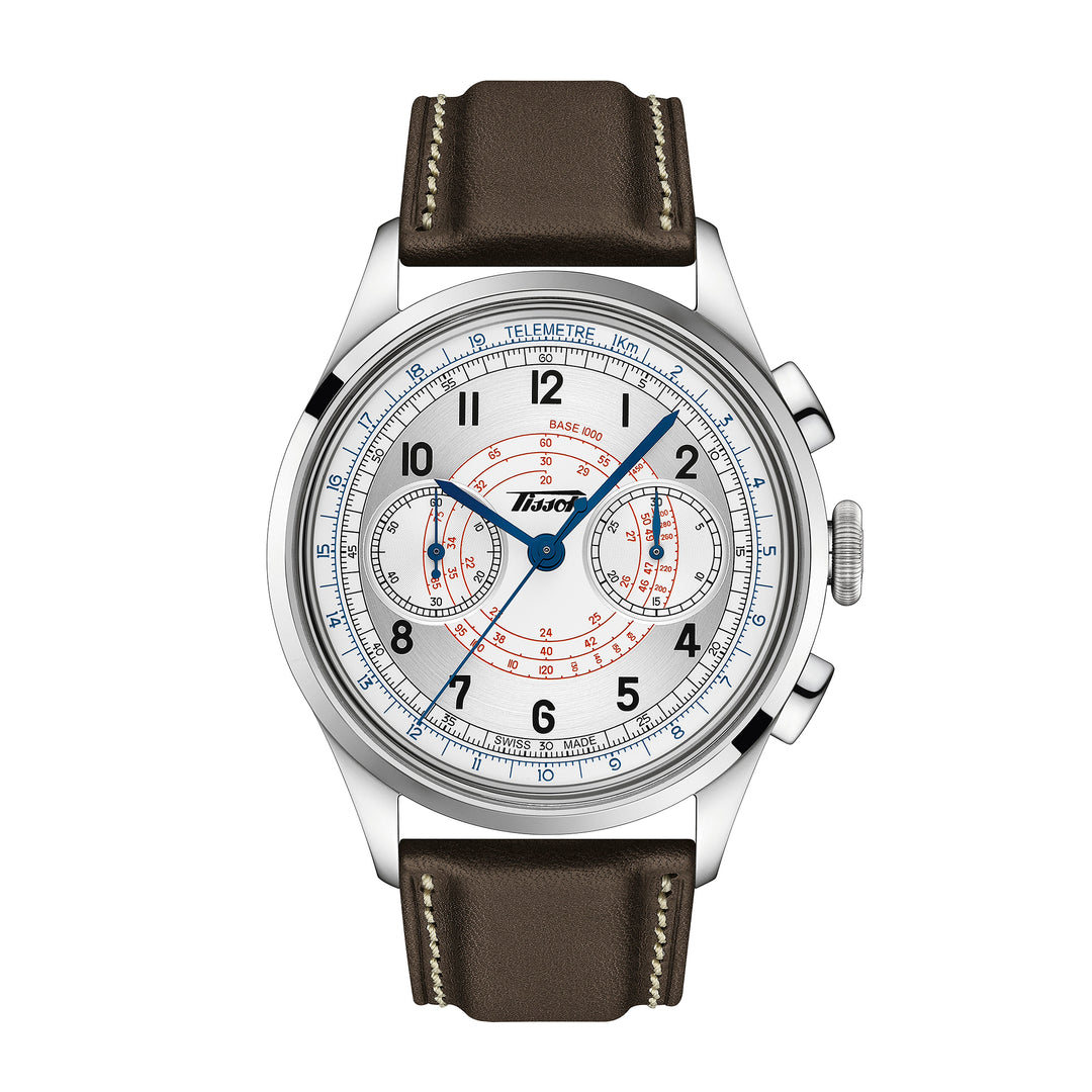 Tissot Telemeter automatic watch 42 mm in leather T142.462.16.032.00