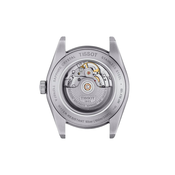 Montre Tissot Gentleman Powermatic 80 automatique en acier inoxydable 40 mm T127.407.11.051.00