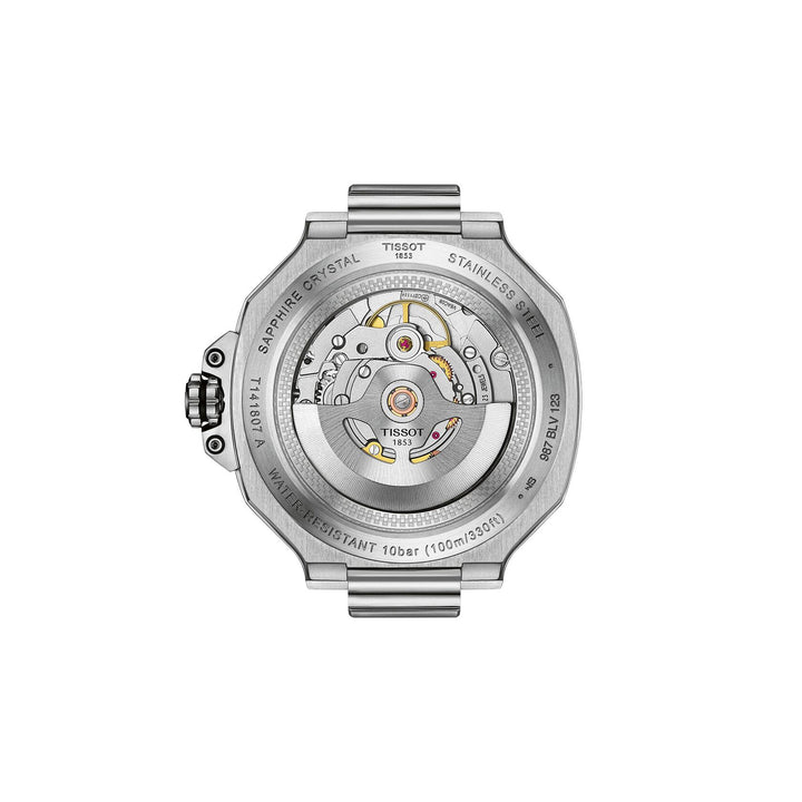 Montre Tissot T-Race automatique 41 mm en acier inoxydable T141.807.11.041.00