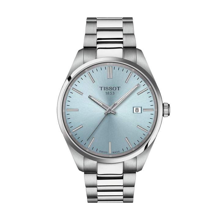 Tissot PR 100 quartz 40 mm stainless steel watch T150.410.11.351.00