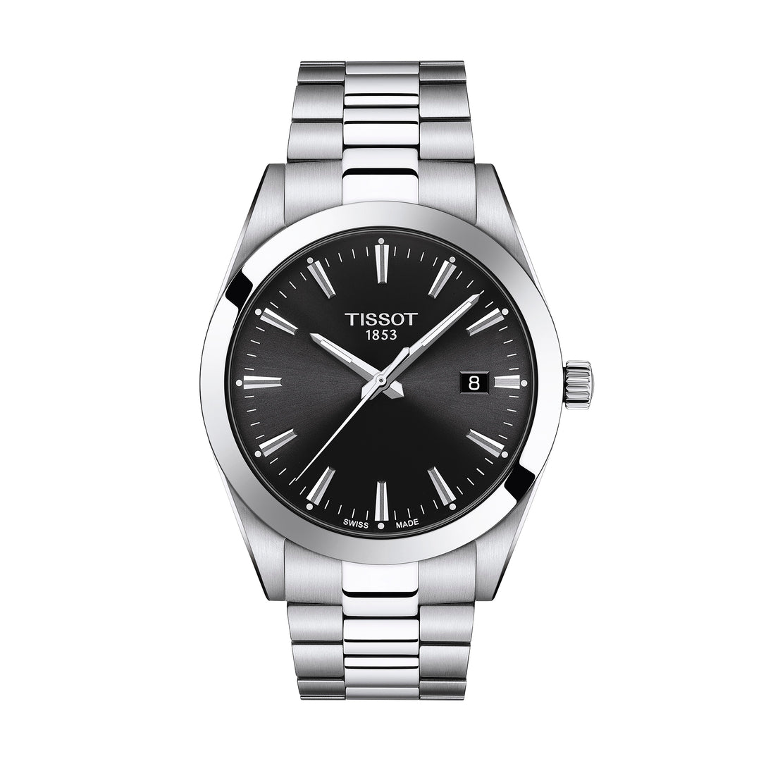 Tissot Gentleman quartz watch in 40 mm stainless steel T127.410.11.051.00