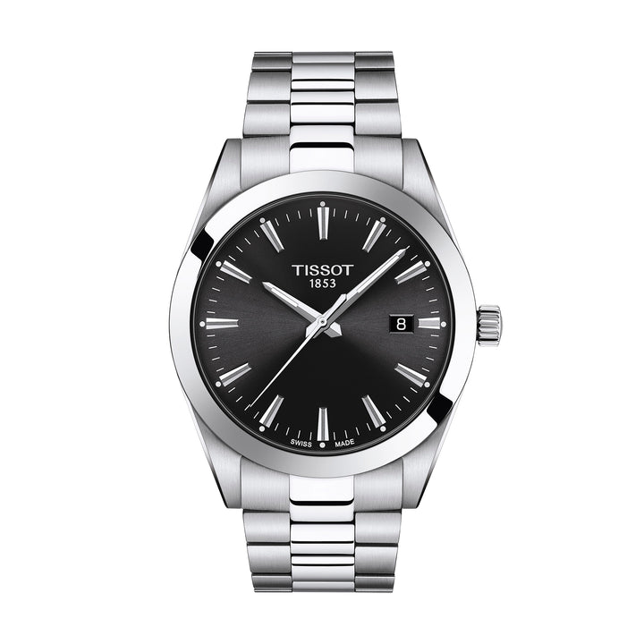 Tissot Gentleman quartz watch in 40 mm stainless steel T127.410.11.051.00