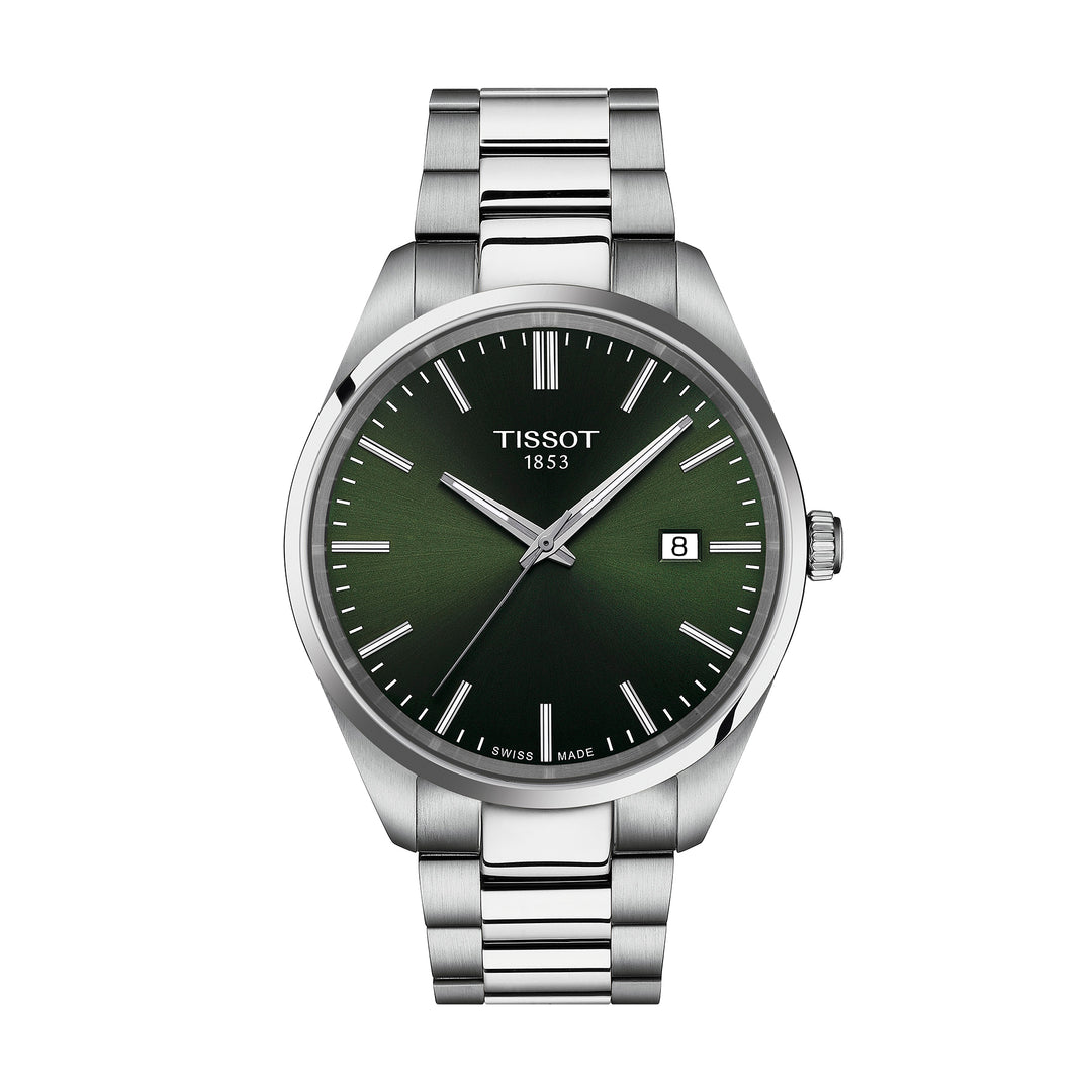 Montre Tissot PR 100 quartz 40 mm en acier inoxydable T150.410.11.091.00