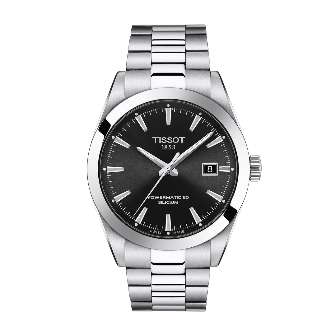 Montre Tissot Gentleman Powermatic 80 automatique en acier inoxydable 40 mm T127.407.11.051.00