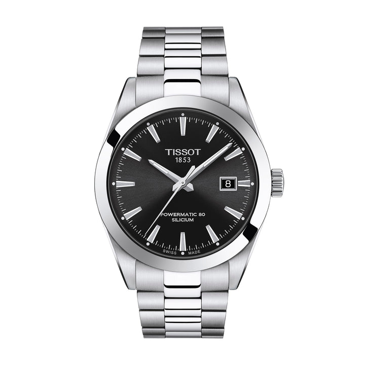 Montre Tissot Gentleman Powermatic 80 automatique en acier inoxydable 40 mm T127.407.11.051.00