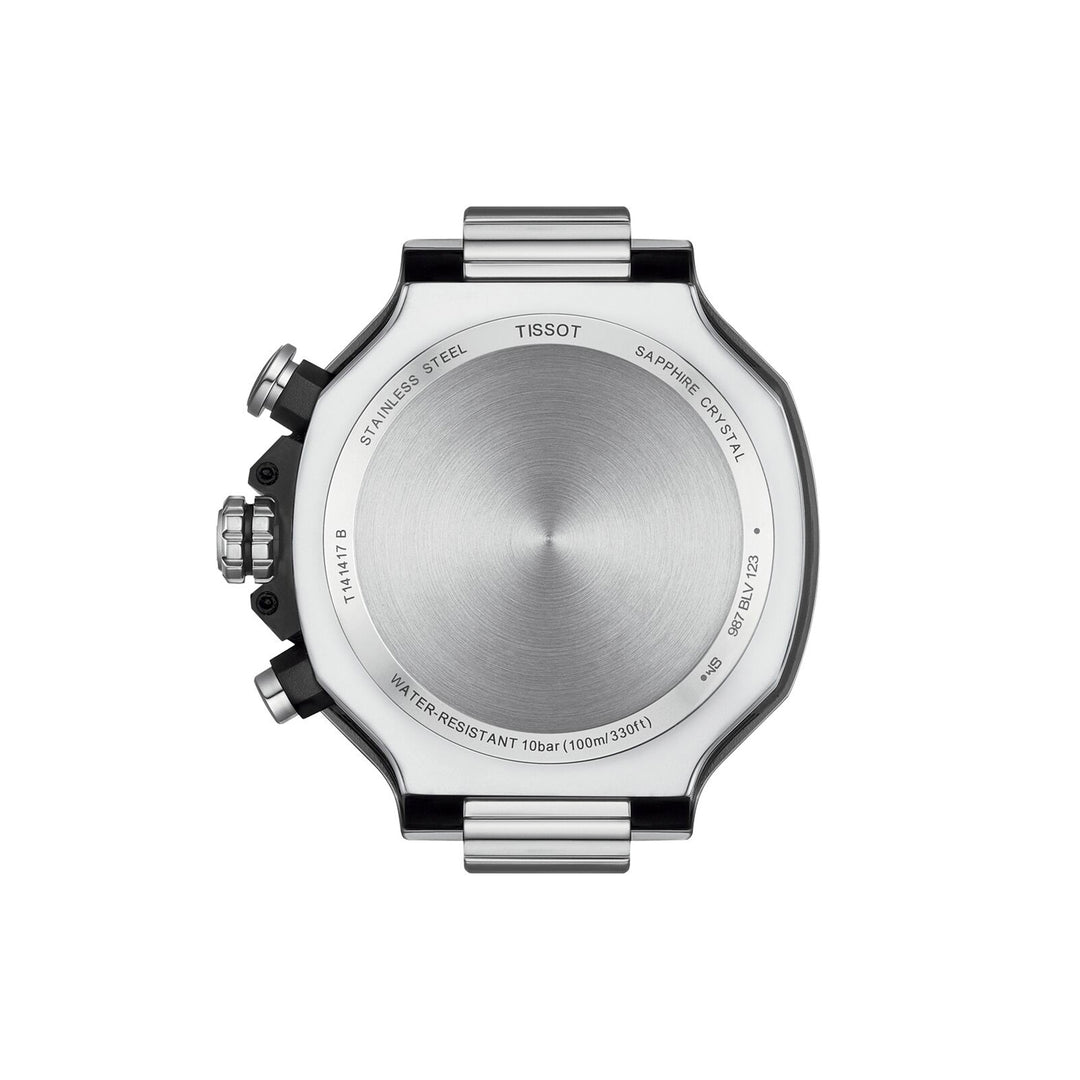 Tissot T-Race quartz watch, 45 mm, silicone T141.417.17.011.00