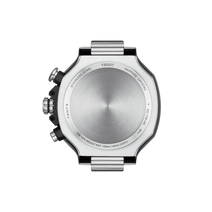 Tissot T-Race quartz watch, 45 mm, silicone T141.417.17.011.00