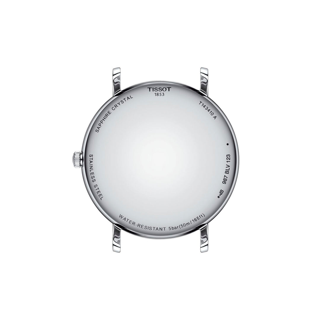 Montre Tissot Everytime quartz 40 mm en cuir T143.410.16.041.00