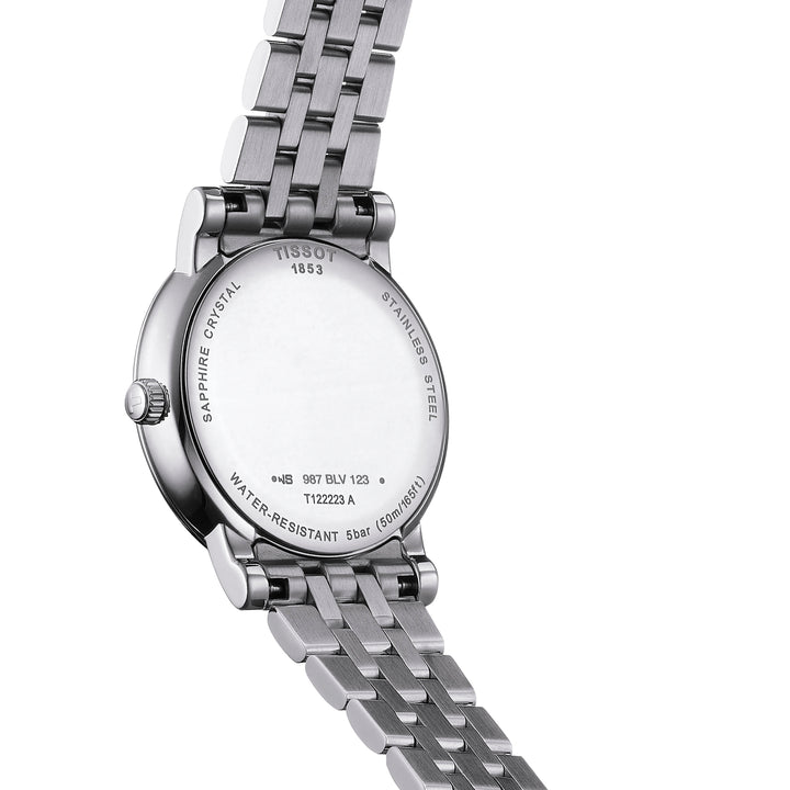 Tissot Carson Premium Lady Moonphase quartz watch in 32 mm stainless steel T122.223.11.033.00