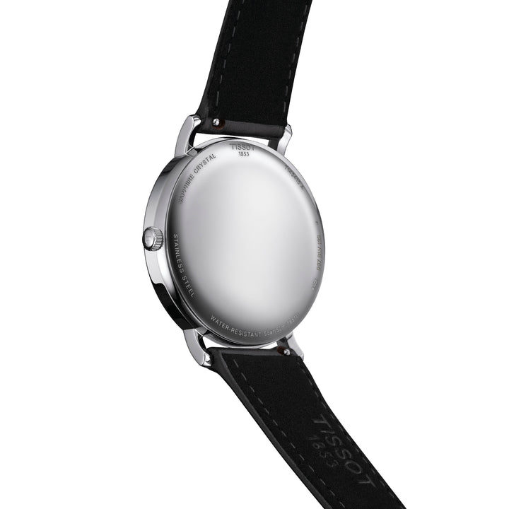 Montre Tissot Everytime quartz 40 mm en cuir T143.410.16.041.00