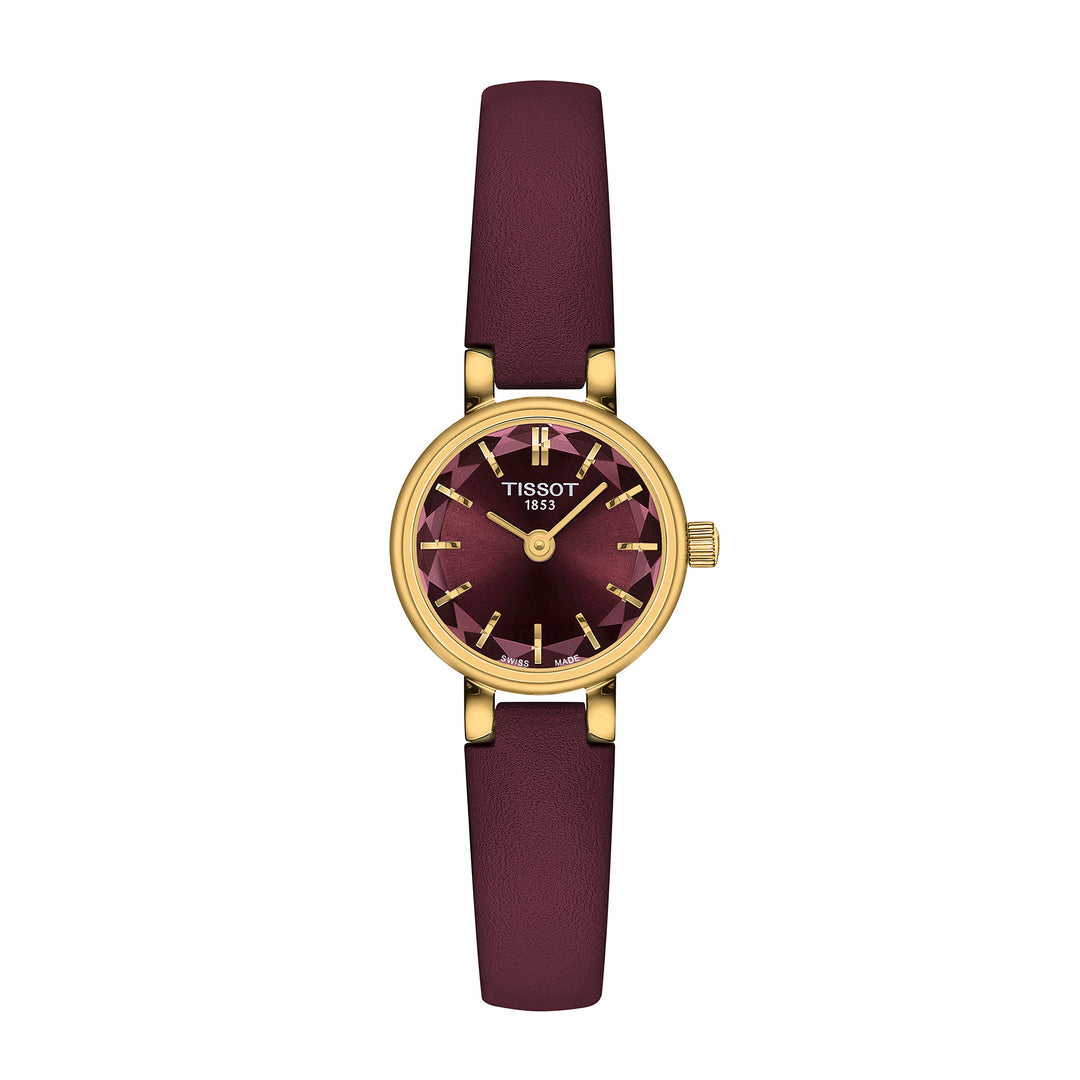Montre Tissot Lovely Round quartz 19,5 mm en cuir T140.009.36.371.00