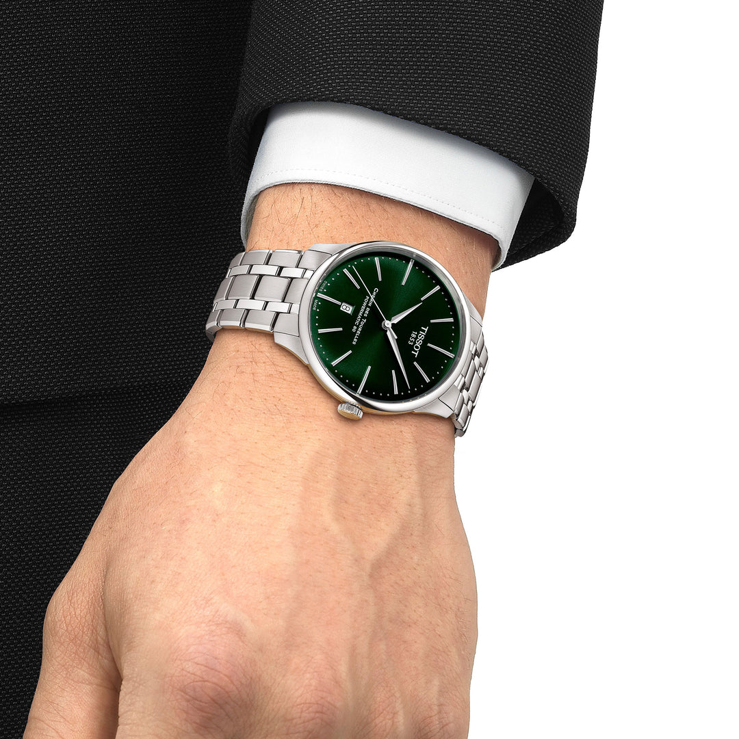 Montre Tissot Chemin des Tourelles automatique 42 mm en acier inoxydable T139.407.11.091.00