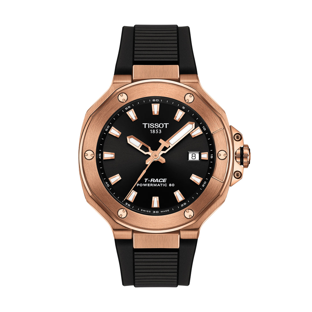Tissot T-Race automatic watch 41 mm in silicone T141.807.37.051.00