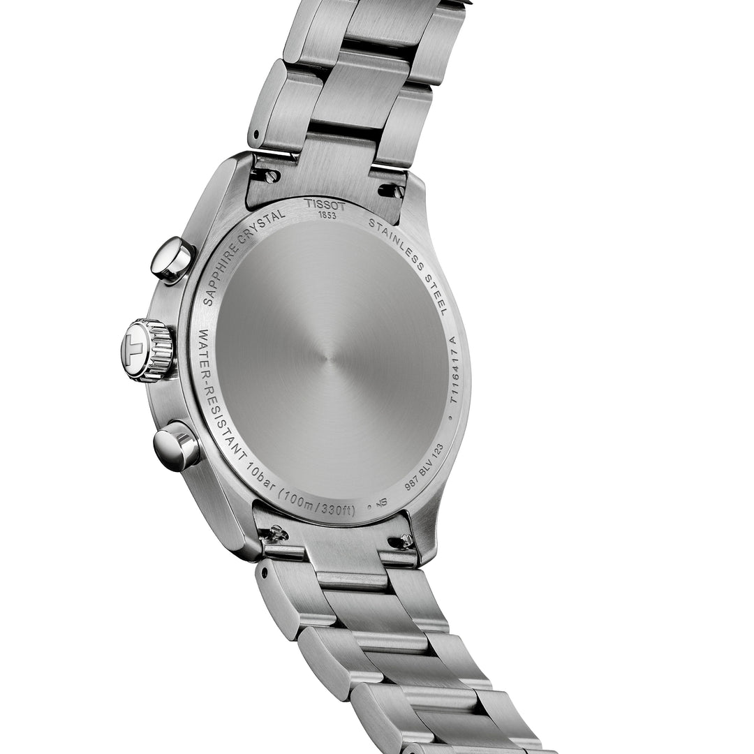Tissot Chrono L quartz watch in 42 mm stainless steel T116.417.11.042.00