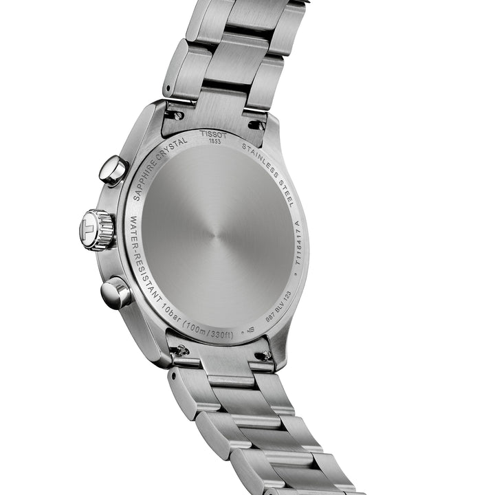 Tissot Chrono L quartz watch in 42 mm stainless steel T116.417.11.042.00