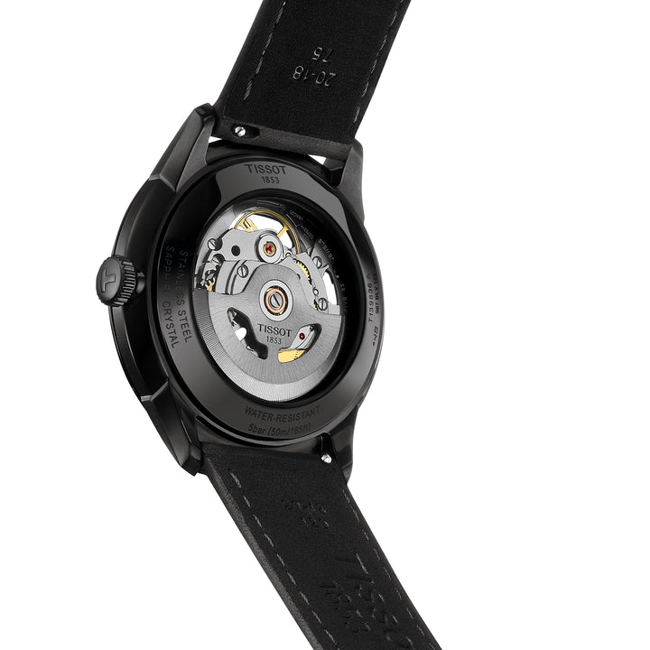 Montre Tissot Chemin des Tourelles Skeleton automatique 39 mm en cuir T139.836.36.441.00