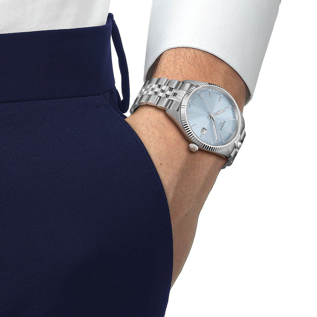 Tissot Ballade quartz watch in 40 mm stainless steel T156.410.11.351.00