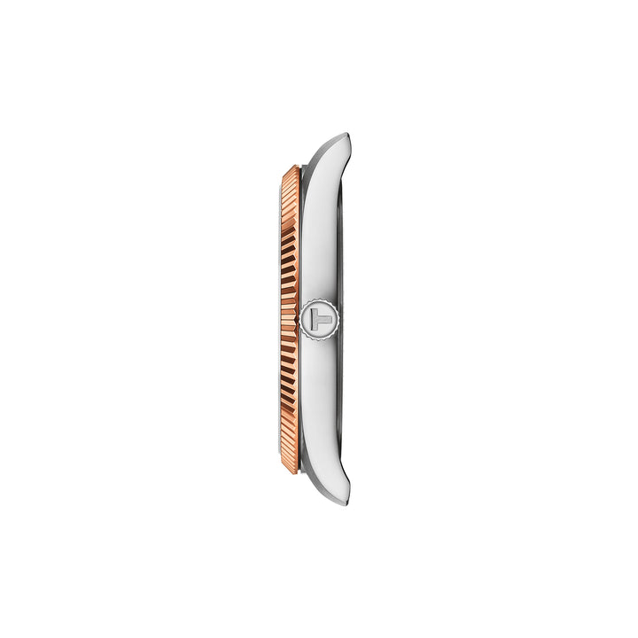 Tissot Ballade quartz watch in two-tone stainless steel with rose gold PVD coating, 40 mm T156.410.22.291.01