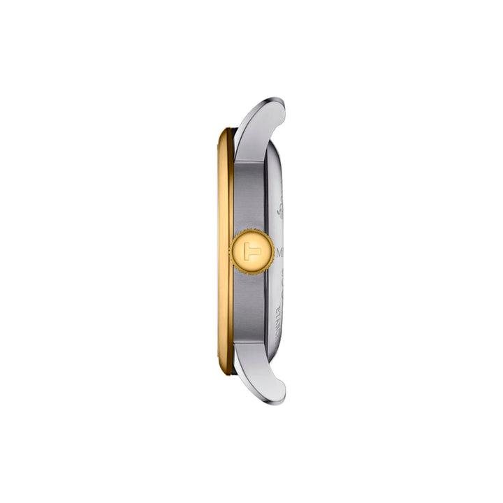 Montre Tissot Le Locle Powermatic 80 automatique en acier inoxydable bi-ton revêtement PVD or jaune 39.3 mm T006.407.22.093.00