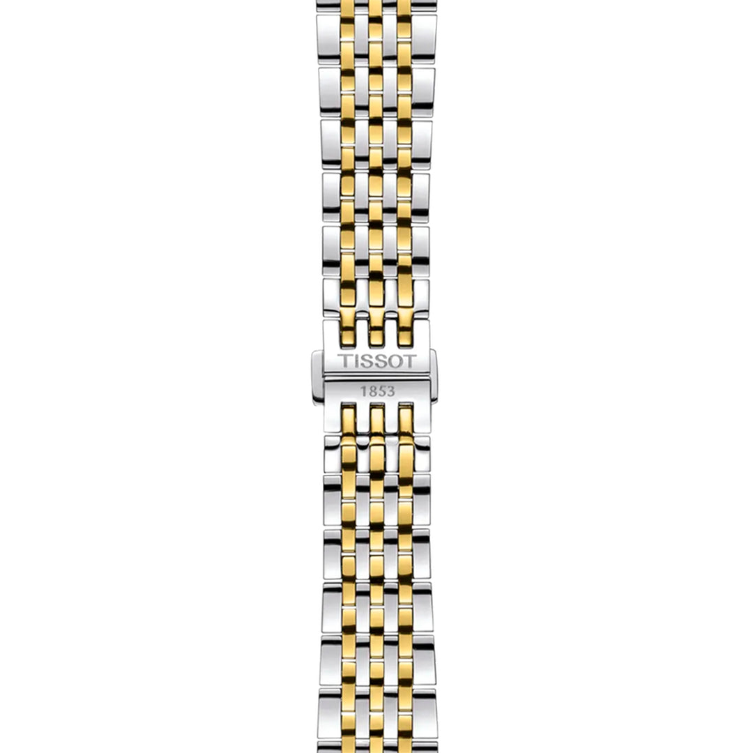 Montre Tissot Le Locle Powermatic 80 automatique en acier inoxydable bi-ton revêtement PVD or jaune 39.3 mm T006.407.22.093.00