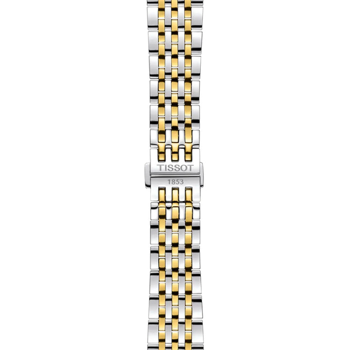 Montre Tissot Le Locle Powermatic 80 automatique en acier inoxydable bi-ton revêtement PVD or jaune 39.3 mm T006.407.22.093.00